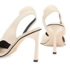 Represent Women's Asymmetric Stretch Heel in Ecru