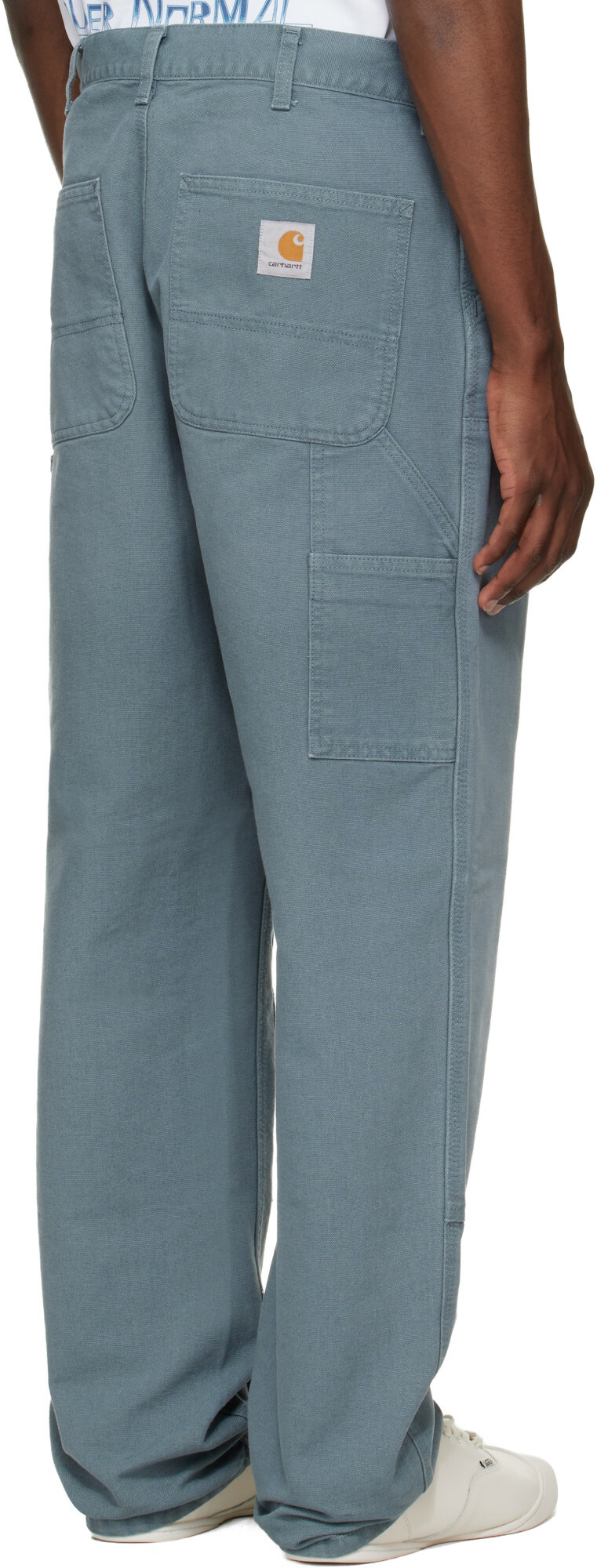 Carhartt Work In Progress Blue Double Knee Trousers