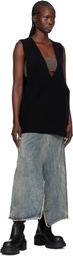 Rick Owens Black Concordians V Tank Top