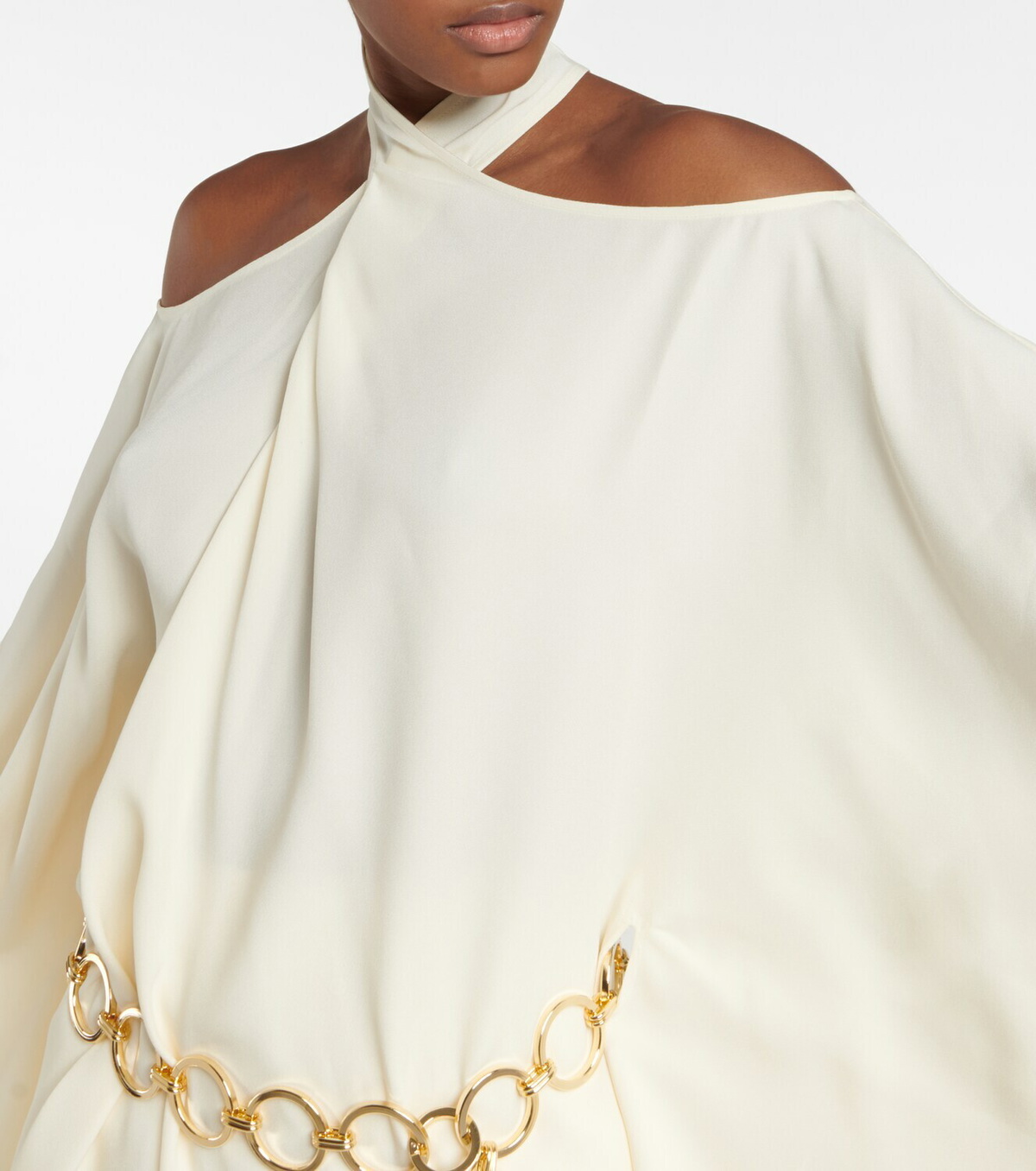 Taller Marmo Piccolo Mambo belted crêpe minidress