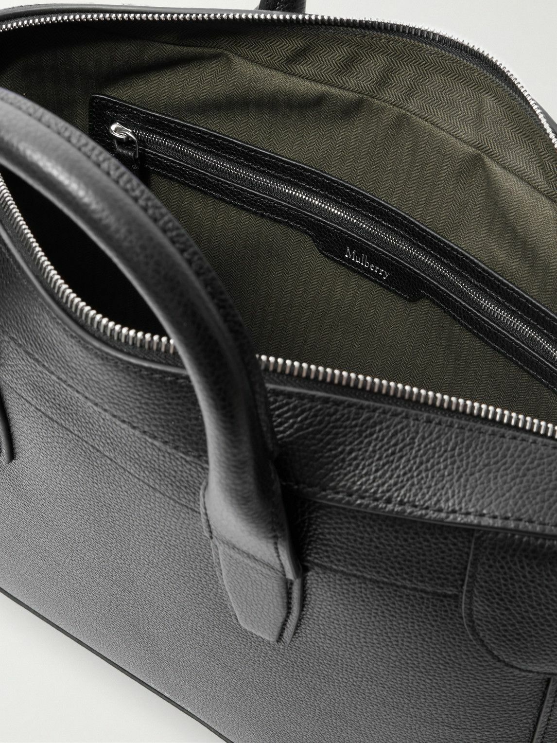 Mulberry - Belgrace Full-Grain Leather Briefcase