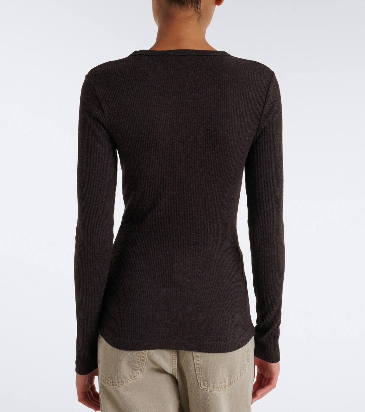 Agolde Delphi ribbed-knit top