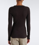 Agolde Delphi ribbed-knit top