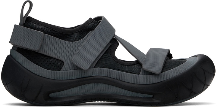 Photo: At.Kollektive Black & Gray Nina Christen Edition Cluster X Sandals