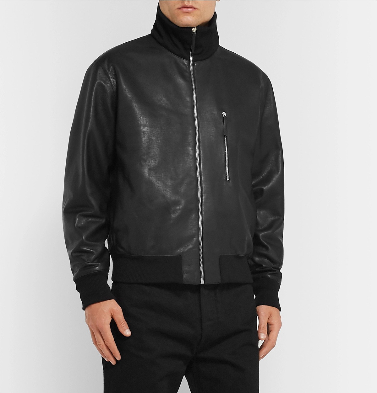 Bomber Jacket in Black - The Row