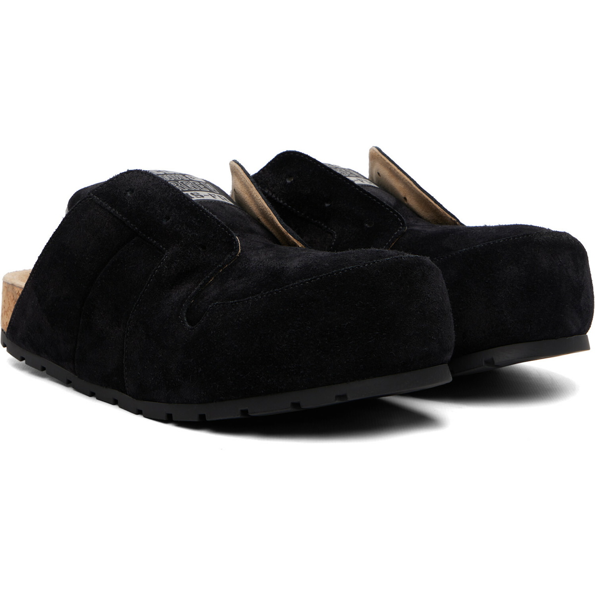 Balenciaga Black Dumbo Mule Flats