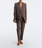 Victoria Beckham Striped single-breasted blazer