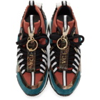 Pierre Hardy Red and Blue Victor Cruz Edition VC1 Sneakers