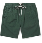 Alex Mill - Cotton-Seersucker Drawstring Shorts - Green