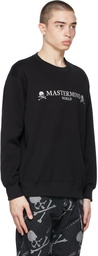 mastermind WORLD Black Glittered High Sweatshirt