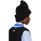 ADER error Black Basic Long Beanie