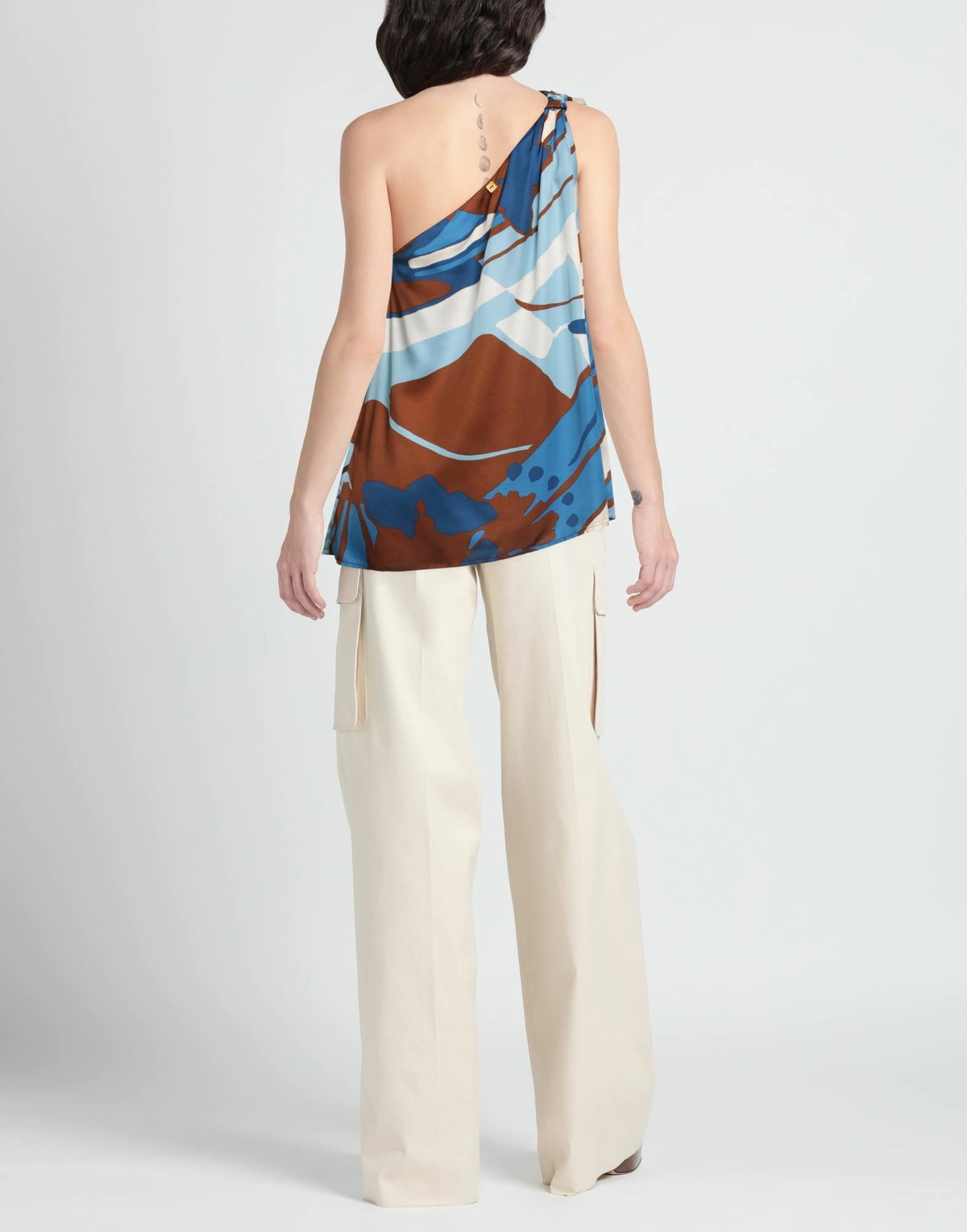 Manila Grace Womens Top Azure