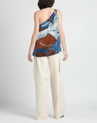 Manila Grace Womens Top Azure