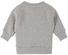 Bobo Choses Baby Gray Mr O'Clock Sweatshirt