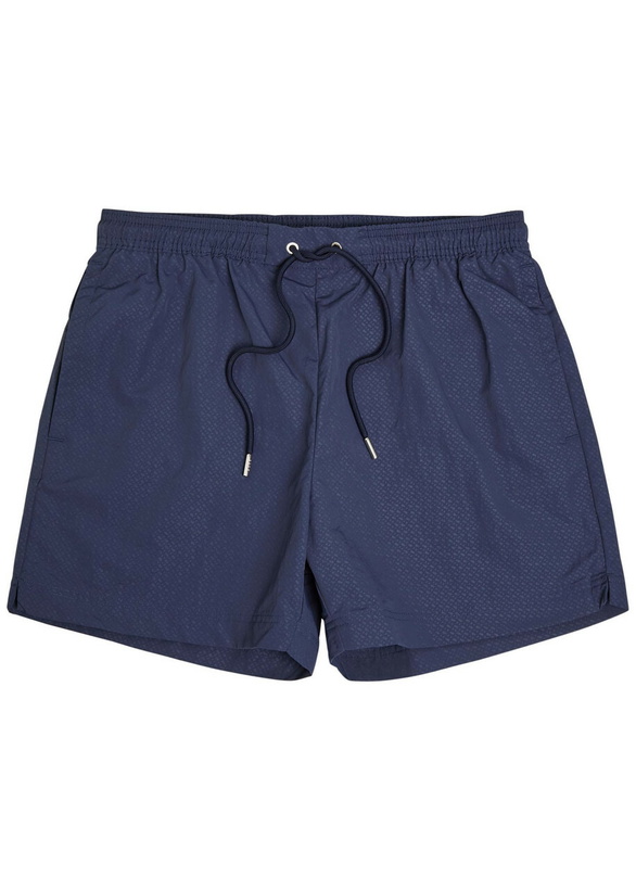 Photo: Boss Printed Shell Swim Shorts Navy