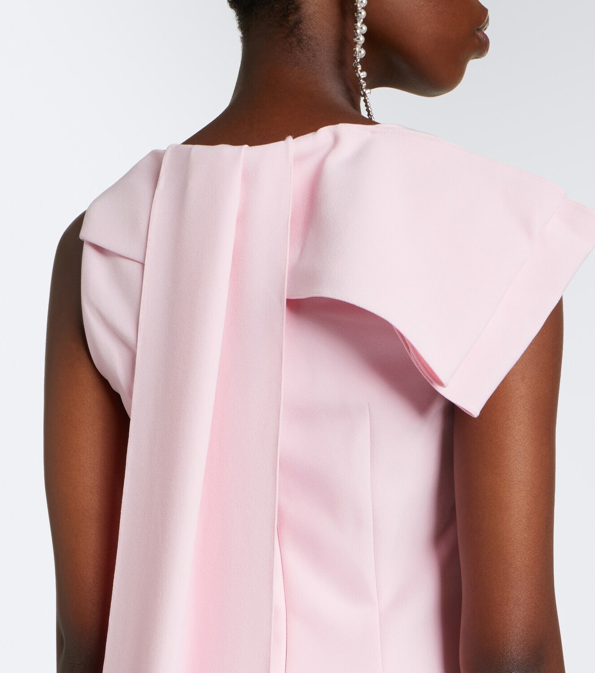 Safiyaa Mallory crêpe gown