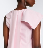 Safiyaa Mallory crêpe gown