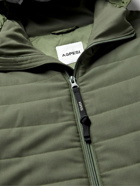Aspesi - Quilted Canvas Hooded Jacket - Green