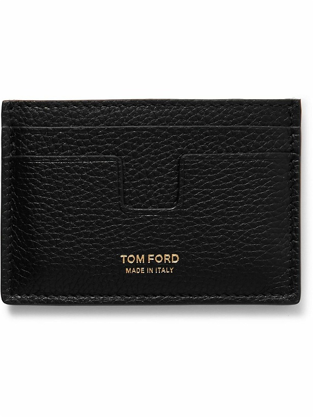 Photo: TOM FORD - Colour-Block Full-Grain Leather Cardholder