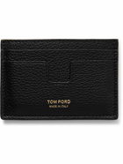 TOM FORD - Colour-Block Full-Grain Leather Cardholder