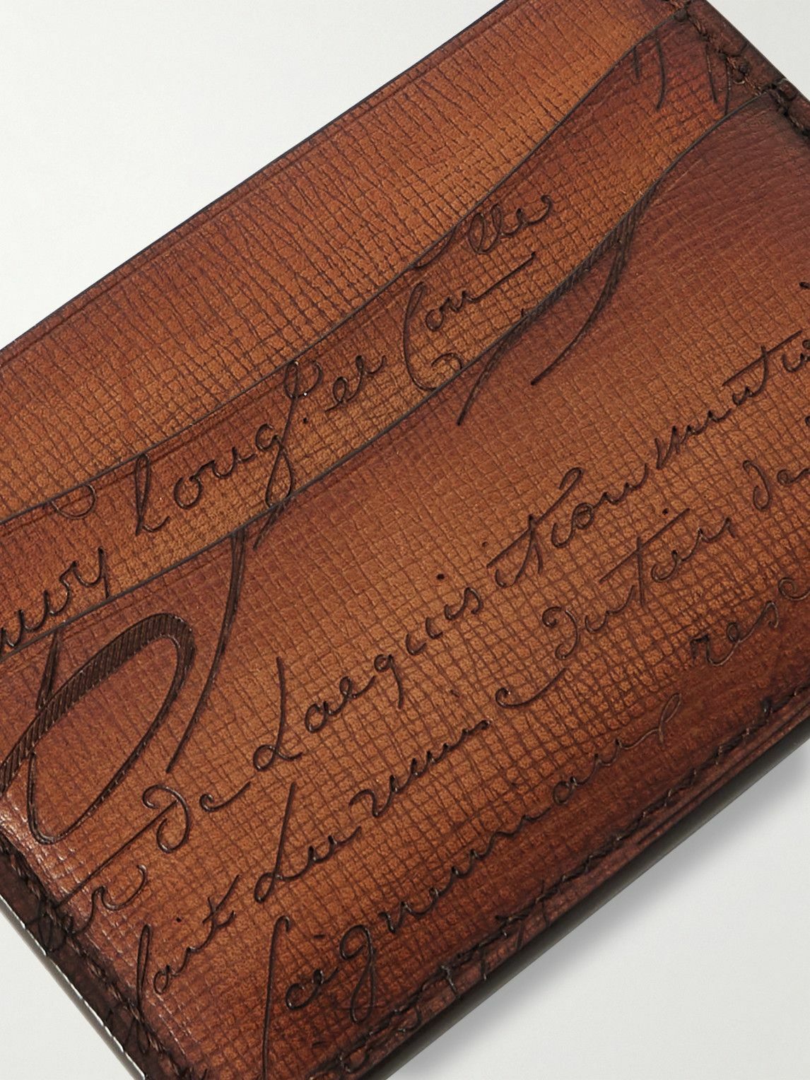 Berluti - Bambou Neo Scritto Venezia Leather Cardholder