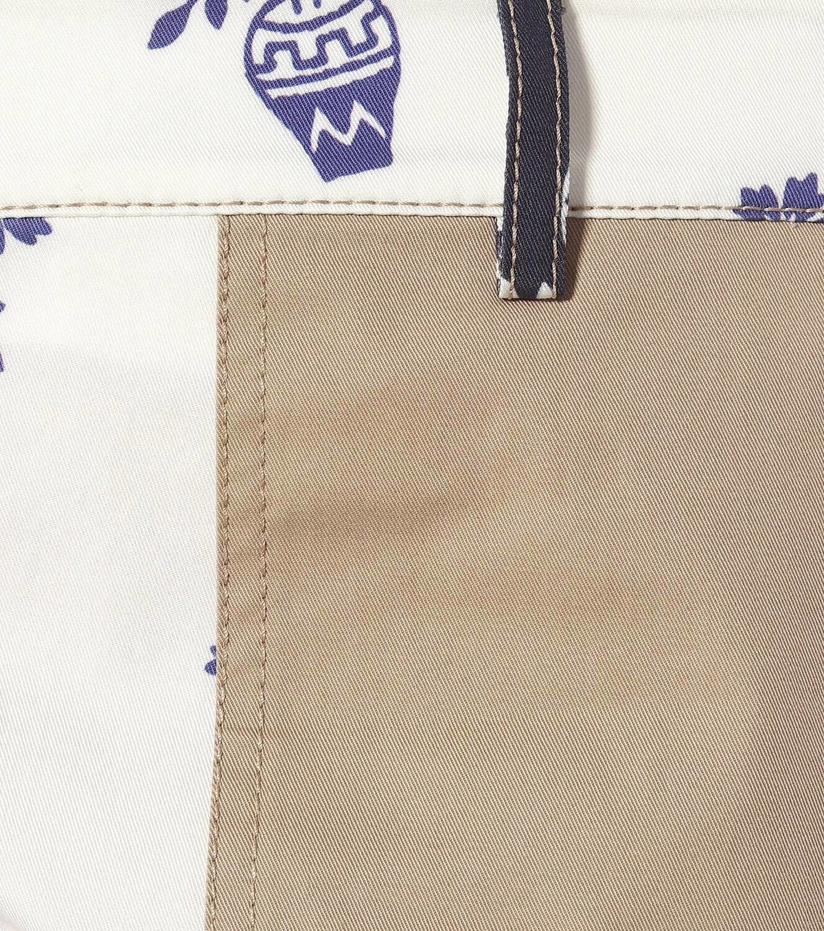 Monse Patchwork high-rise cotton pants