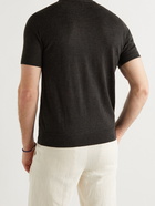 Brioni - Cashmere and Silk-Blend T-Shirt - Gray