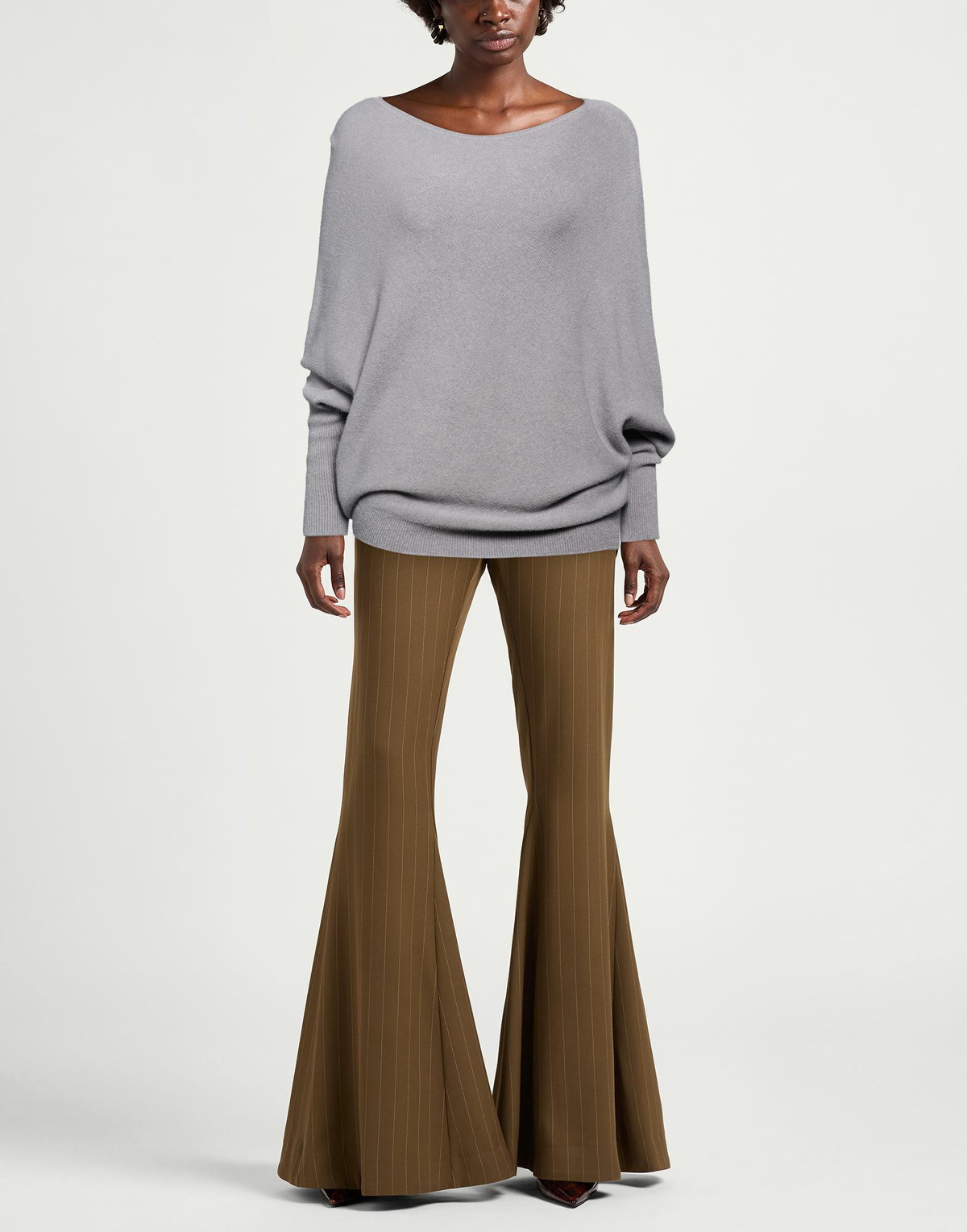 Manila Grace Womens Sweater in Grey
