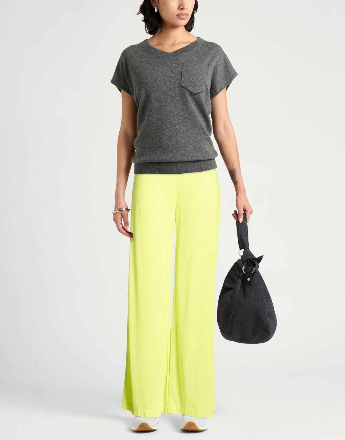 Jucca Womens Pants Lime in Green