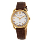 Bulova Commodore Automatic Ivory Dial Ladies Watch 97M117
