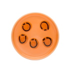 Frizbee Ceramics Baby Plate Kawaii in Orange Smile 