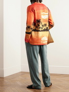 Alanui - Kerala Jacquard-Knit Cardigan - Orange