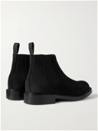 GEORGE CLEVERLEY - Jason Full-Grain Suede Chelsea Boots - Black