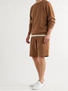 SSAM - Recycled Cotton and Cashmere-Blend Jersey Sweatshirt - Brown