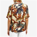 Aries Men's Cannibal Apocalypse Hawaiian Shirt in Multi
