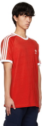 adidas Originals Red Adicolor Classics 3-Stripes T-Shirt