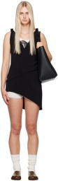 JW Anderson Black Sleeveless Minidress