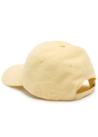 Damson Madder Washed Smiley Cotton cap - Yellow - One Size