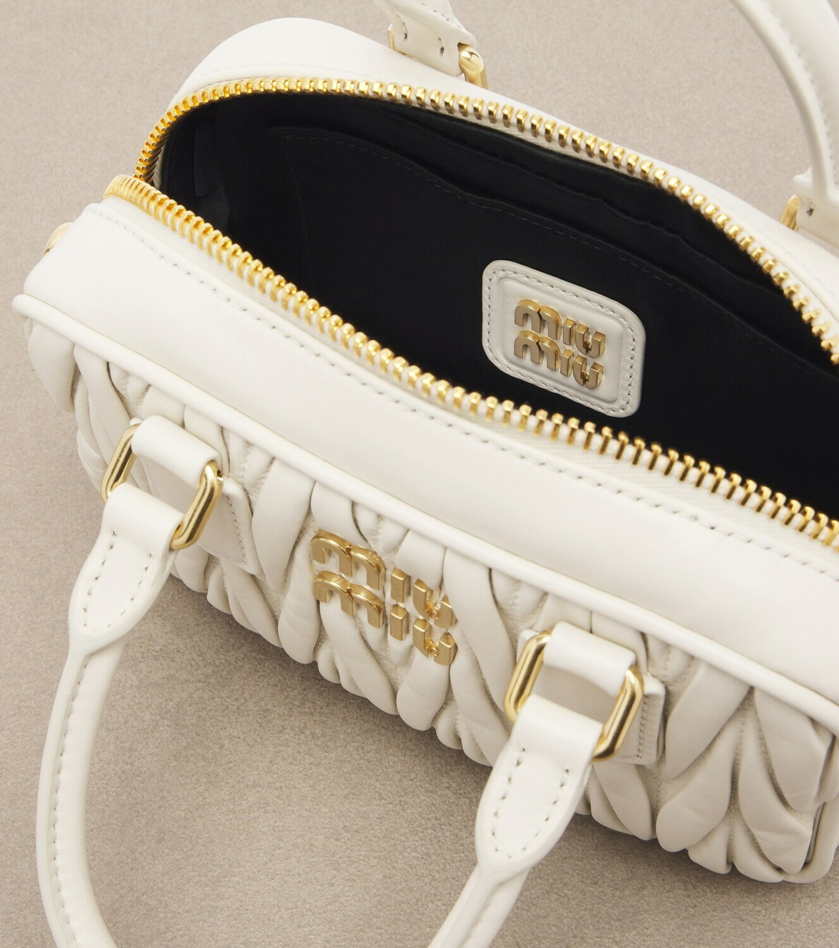 Miu Miu Arcadie Small leather top-handle bag