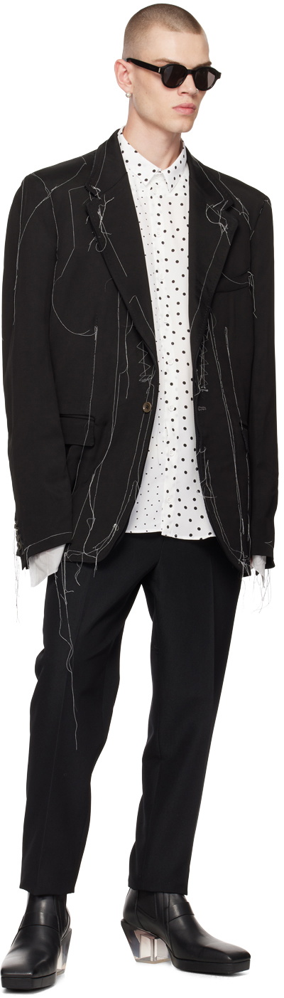 NICOLAS ANDREAS TARALIS Black Oversized Blazer Nicolas Andreas Taralis