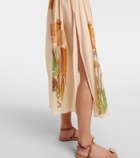 Ulla Johnson x Anna Zemánková cotton midi dress