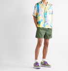 Gallery Dept. - Zuma Logo-Print Cotton-Canvas Shorts - Green