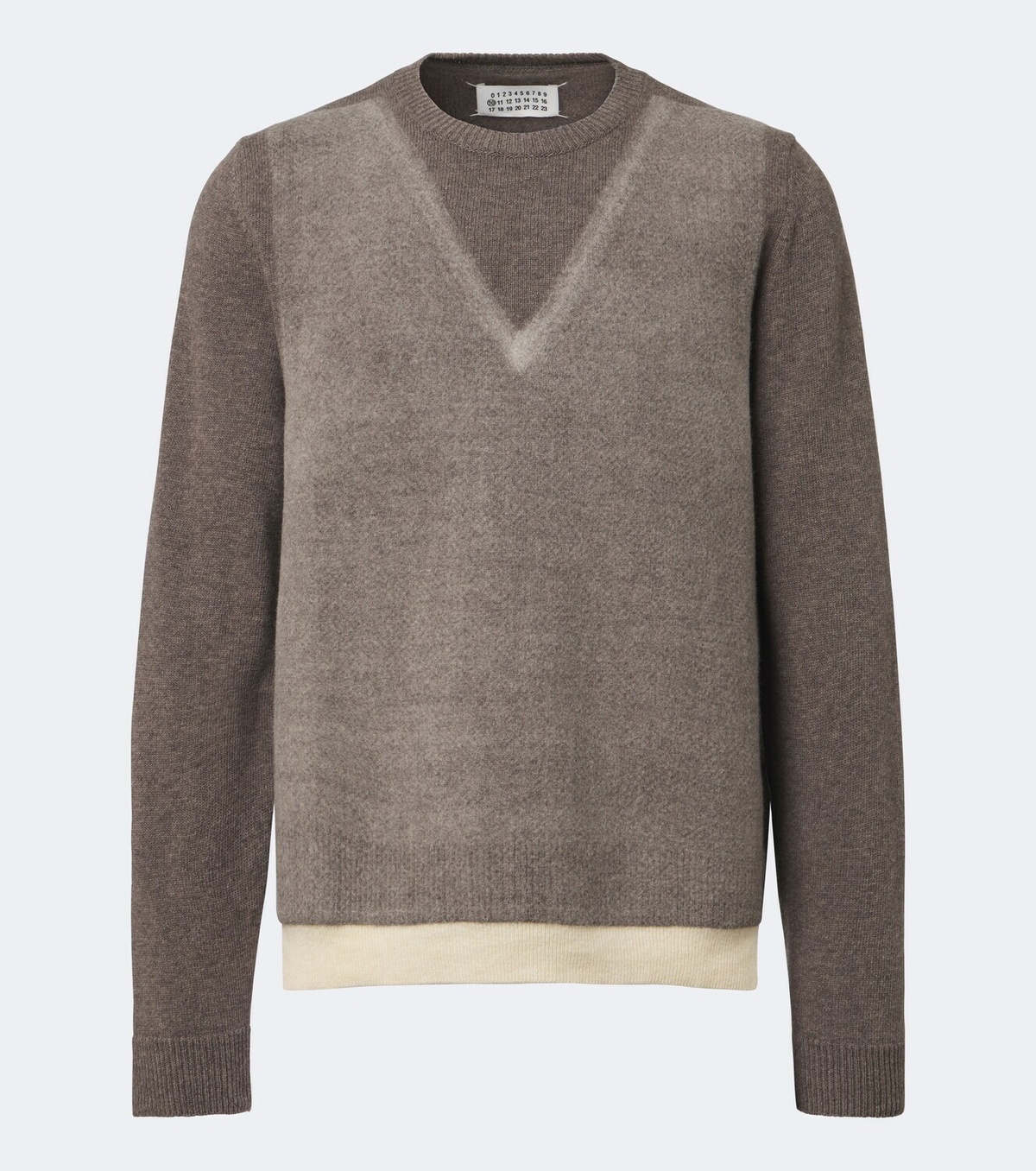 Maison Margiela Printed virgin wool sweater