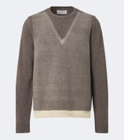 Maison Margiela Printed virgin wool sweater