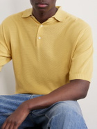 Beams Plus - Cotton-Blend Piqué Polo Shirt - Yellow