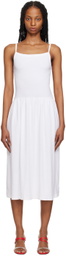 Gil Rodriguez White LaPointe Midi Dress