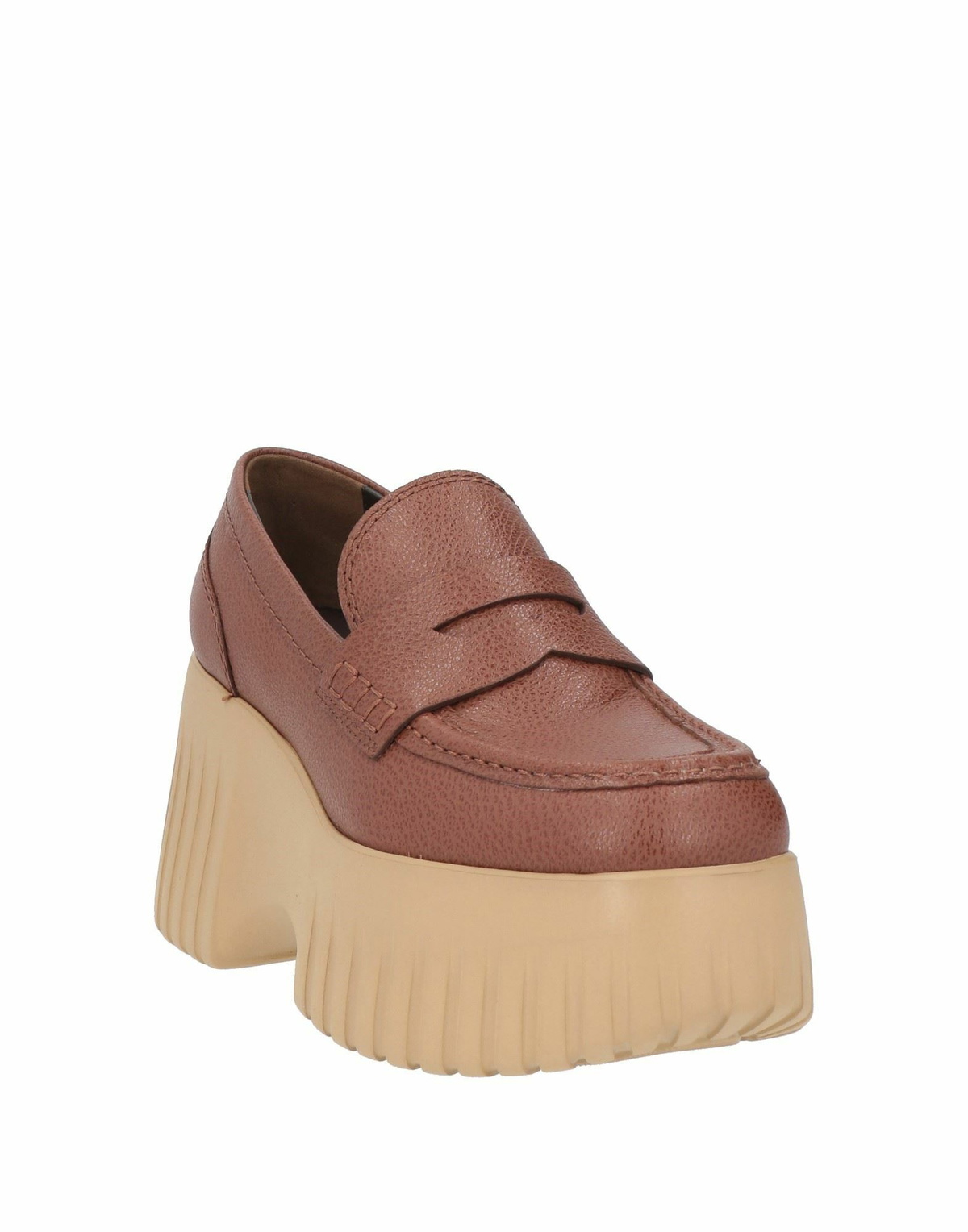 Hogan Womens Loafers in Brown