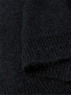 Enfants Riches Déprimés - Intarsia-Knit Mohair Sweater - Black