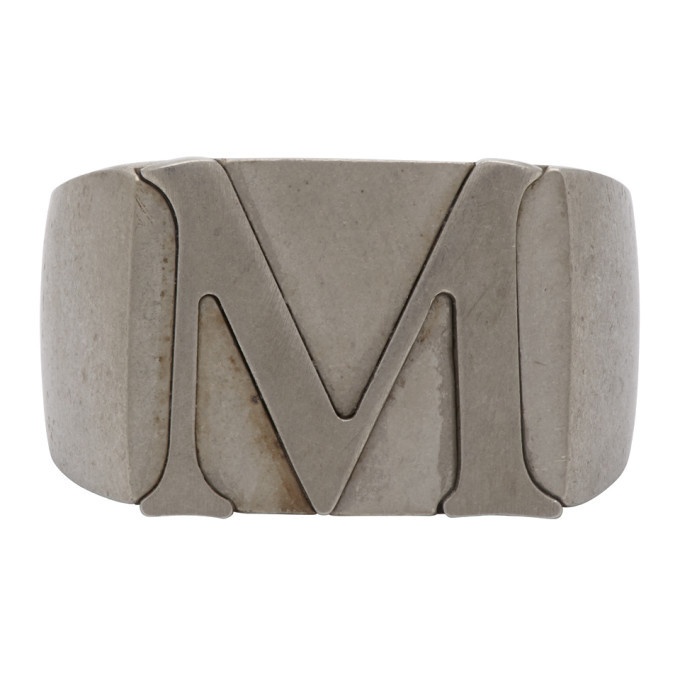 Photo: Maison Margiela Silver M Signet Ring
