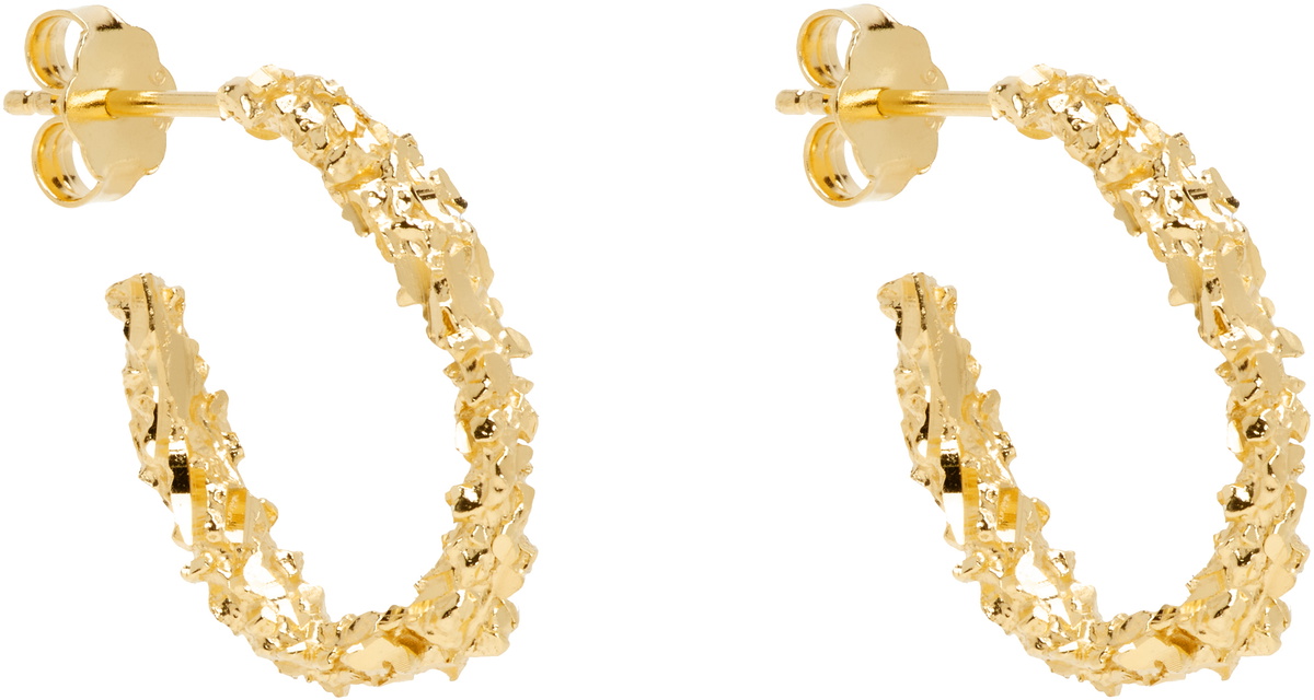 Veneda Carter SSENSE Exclusive Gold VC003 Earrings Veneda Carter